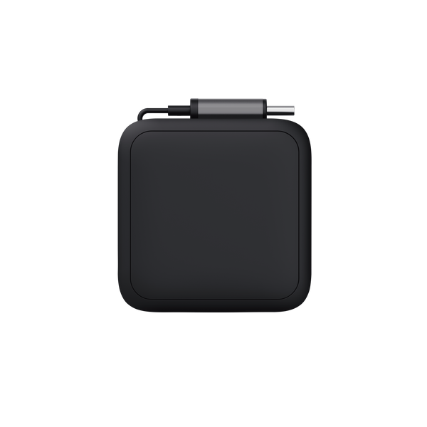 TRUST ALIMENTATORE/CARICABATTERIA 65W 1 PORTE USB-C + CAVO RETRATTILE USB-C - PLASTICA RICICLATA 50 [25805]