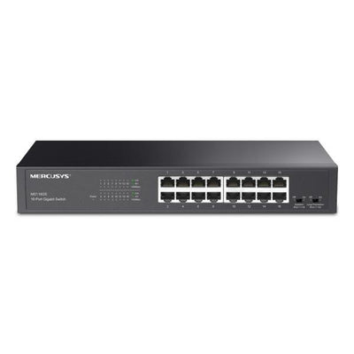 Mercusys MS116GS switch di rete Gigabit Ethernet (10/100/1000) Nero [MS116GS]