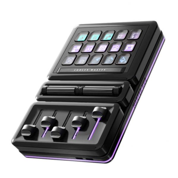 COOLER MASTER HUB, PIATTAFORMA MODULARE, BASE MAGNETICA, MODULI STREAMDECK E 2 ROLL E FADER [MHSK13AA00]