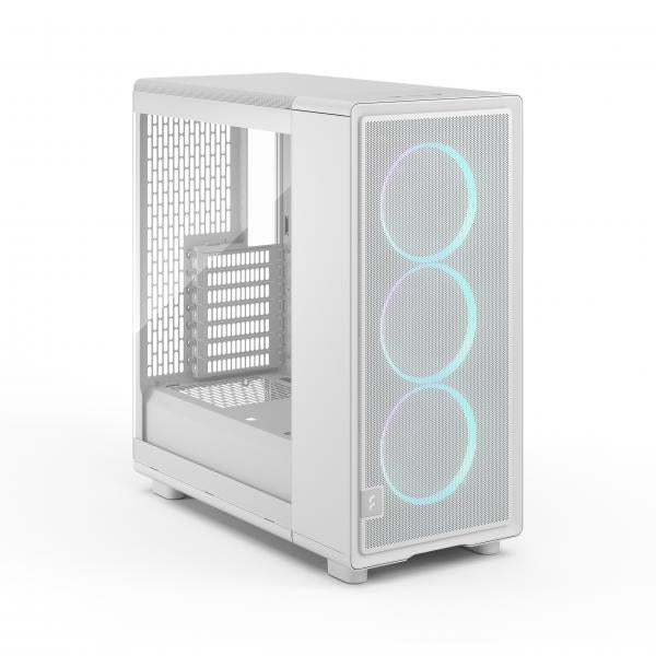 FRACTAL CASE MID TOWER EPOCH WHITE TG RGB LIGHT TINT 3*120mm MOMENTUM FAN [FD-C-EPO1A-05]