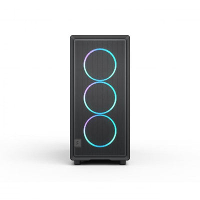 FRACTAL CASE MID TOWER EPOCH BLACK TG RGB LIGHT TINT 3*120mm MOMENTUM FAN [FD-C-EPO1A-04]