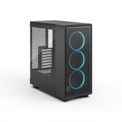 FRACTAL CASE MID TOWER EPOCH BLACK TG RGB LIGHT TINT 3*120mm MOMENTUM FAN [FD-C-EPO1A-04]