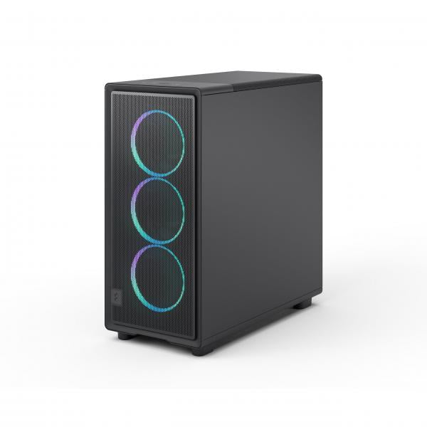 FRACTAL CASE MID TOWER EPOCH BLACK TG RGB LIGHT TINT 3*120mm MOMENTUM FAN [FD-C-EPO1A-04]