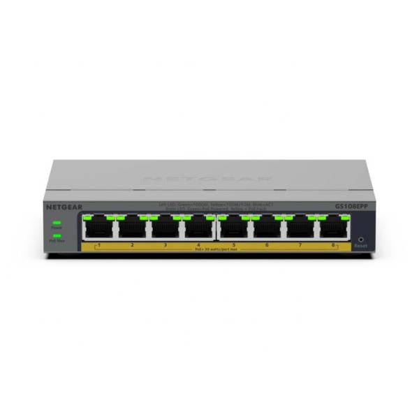 Netgear 8-Port Managed Gigabit PoE - Full Duplex [GS108EPP-100EUS]