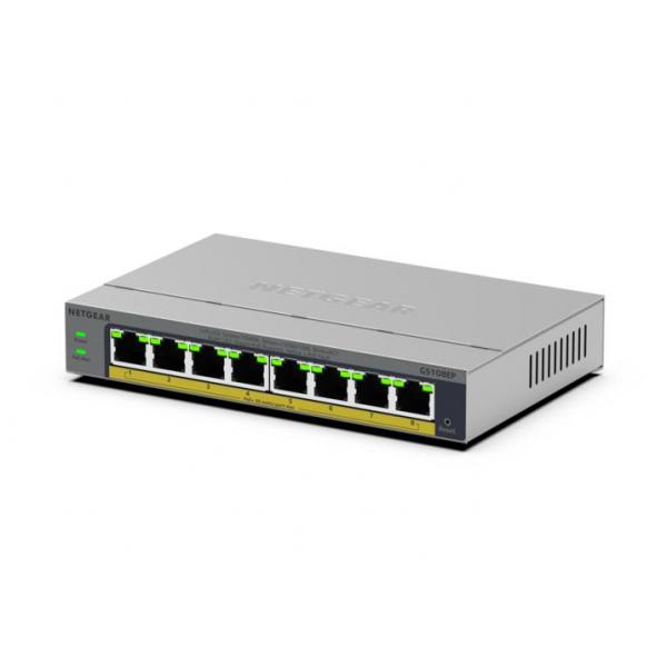 Netgear 8-Port unmanaged PoE Switch [GS108EP-100EUS]