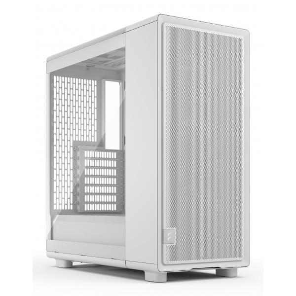 FRACTAL CASE MID TOWER EPOCH WHITE TG CLEAR TINT 3*120mm MOMENTUM FAN [FD-C-EPO1A-03]