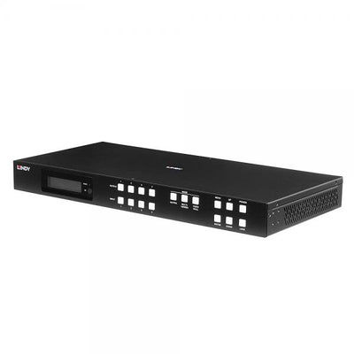 LINDY No. 38390 - Matrice Seamless Multi-View 4x4 HDMI 4K60 con Scaler Video Wall [LIN-38390]
