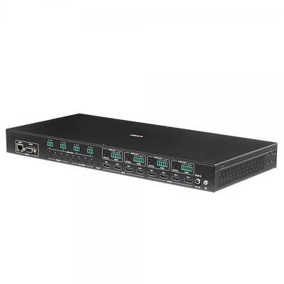 LINDY No. 38390 - Matrice Seamless Multi-View 4x4 HDMI 4K60 con Scaler Video Wall [LIN-38390]
