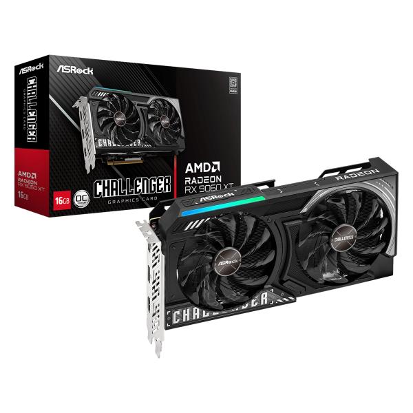 VGA ASROCK AMD RX 9060XT Challenger 16 OB OC [RX9060XT CL 16GO]
