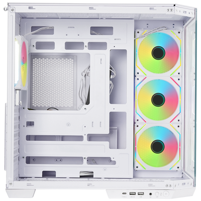 ITEK CASE DARK CAVE AKU - GAMING TOWER, ATX, 4X12CM ARGB FAN, USB3, TYPE-C, TEMP GLASS SIDE FRON [ITGCADCAKW]