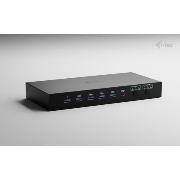 I-TEC DOCKING STATION USB-C KVM PER 3 HOSTS, DUAL DISPLAY, POWER DELIVERY 1X 92W/2X 65W [C31KVMDOCKPDPRO]