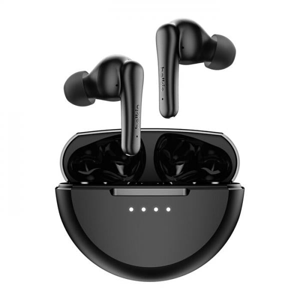 Belkin SoundForm Rhythm Auricolare Con cavo e senza cavo In-ear Musica e Chiamate USB tipo-C Bluetooth Nero [AUC015HQBK]