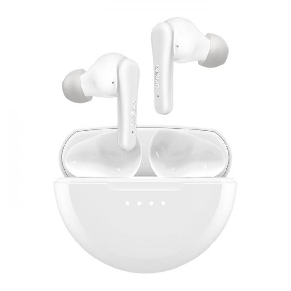 Belkin SoundForm Rhythm Auricolare Con cavo e senza cavo In-ear Musica e Chiamate USB tipo-C Bluetooth Bianco [AUC015HQWH]