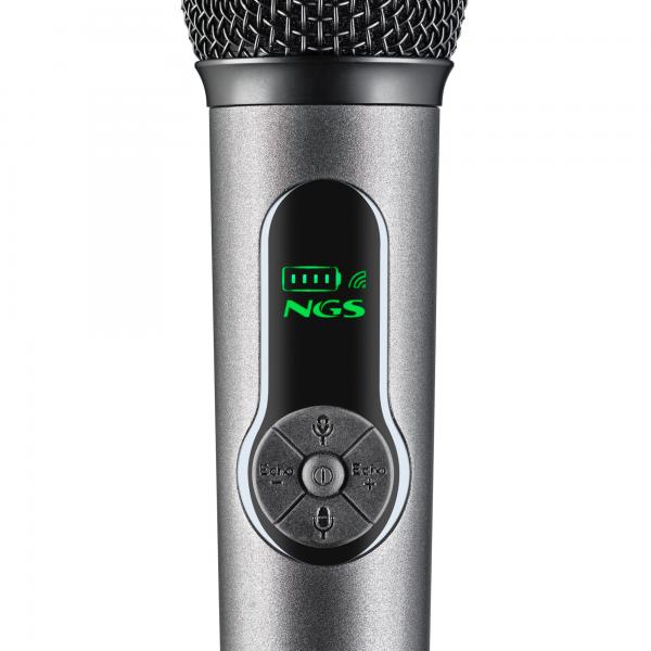 NGS MICROFONO DINAMICO SENZA FILO 2.4 GHZ [SINGERSTAR]