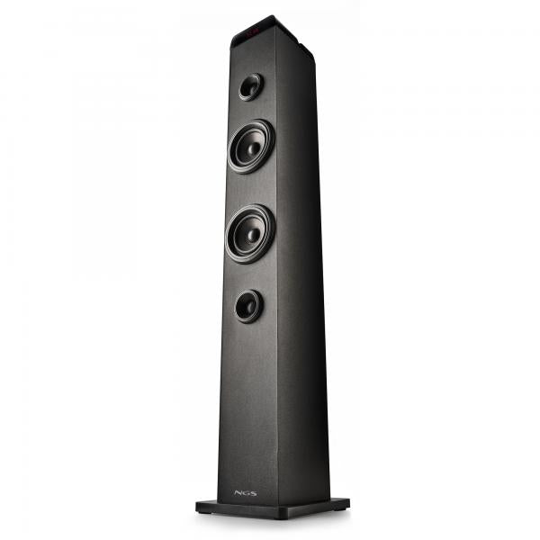 NGS ALTOPARLANTE WIRELESS, 50W, BLUETOOTH 5,4, USB AUX OTTICO RADIO FM, DISPLAY LED E CUSTODIA IN LE [SKYCHARM PRO]