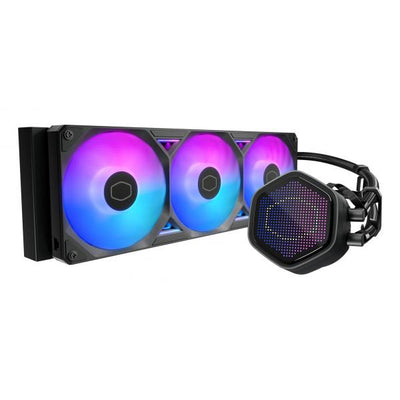 COOLER MASTER DISSIPATORE A LIQUIDO ATMOS II, 3X120MM ARGB, KIT SCHERMO PIXEL INCL, NERO [MLX-D36M-A25SZ-P1]