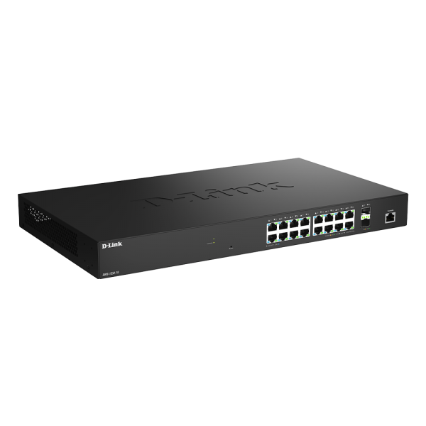 D-LINK SWITCH 18-PORT 2.5G MULTI-GIGABIT SMART MANAGED SWITCH WITH 2 X 10G SFP+ PORTS [DMS-1250-18]