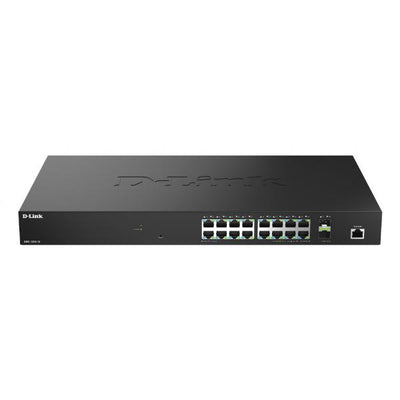 D-LINK SWITCH 18-PORT 2.5G MULTI-GIGABIT SMART MANAGED SWITCH WITH 2 X 10G SFP+ PORTS [DMS-1250-18]
