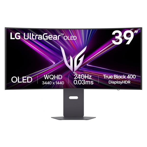 Lg UltraGear OLED 39 inch - Curved - UltraWide Quad HD - 3440x1440 - 240Hz - USB typ C [39GX900A-B.AEU]