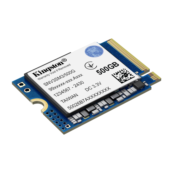 KINGSTON SSD NV3 INTERNO 500GB PIC-E M.2 2230 NVME 4.0 [SNV3SM3/500G]