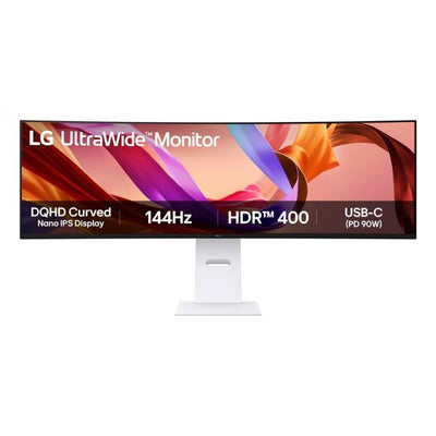 LG 49U950A-W Monitor PC 124,5 cm (49") 5120 x 1440 Pixel Dual QHD LED Nero, Bianco [49U950A-W.AEU]