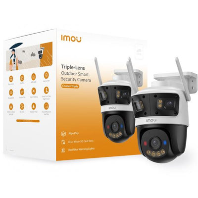 IMOU TELECAMERA CRUISER TRIPLE PTZ IP/WI-FI FULL-COLOR 11MP 3.6 MM IR [IPC-S7UP-11M0WED]