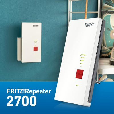 Repeater FRITZ! 2700 International Ripetitore di rete 6500 Mbit/s Bianco [20003140]