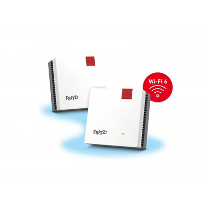 Mesh Set 20003126 sistema Wi-Fi Mesh Dual-band (2.4 GHz/5 GHz) Wi-Fi 6 (802.11ax) Rosso, Bianco Interno [20003126]