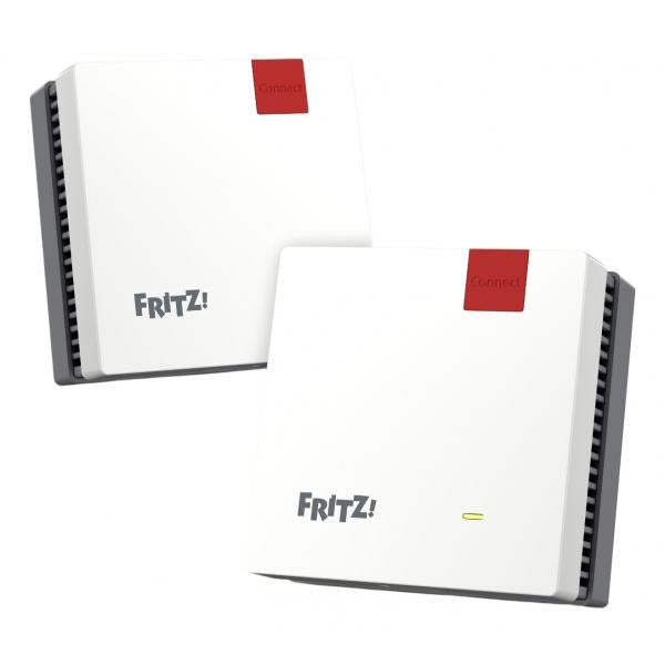 Mesh Set 20003126 sistema Wi-Fi Mesh Dual-band (2.4 GHz/5 GHz) Wi-Fi 6 (802.11ax) Rosso, Bianco Interno [20003126]