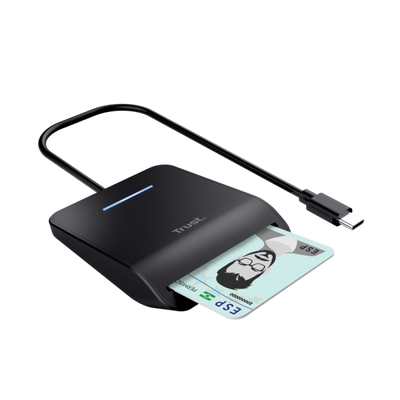 Trust Primo lettore di card readers Interno USB USB tipo-C Nero [26061]