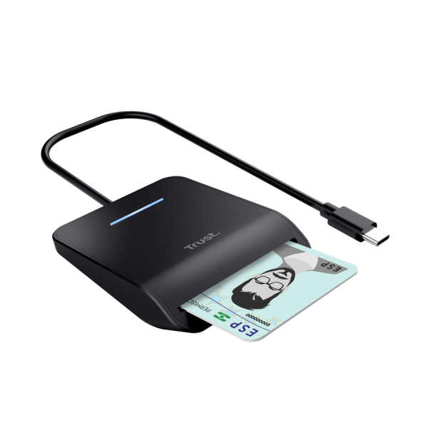 Trust Primo lettore di card readers Interno USB USB tipo-C Nero [26061]