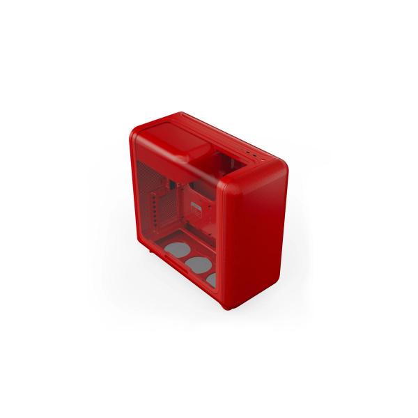 HYTE CASE MID TOWER X50 TG WILD CHERRY [CS-HYTE-X50G-RR]