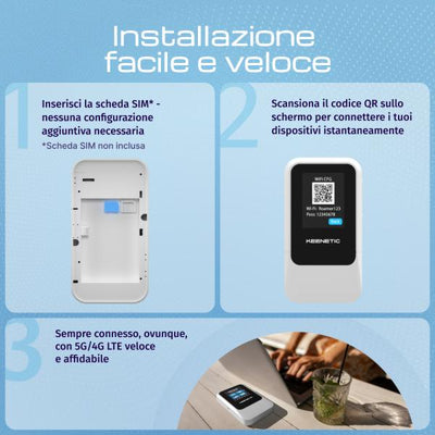 KEENETIC ROUTER ROAMER 5G MOBILE HOTSPOT WITH WI-FI 6 [KN-5210-01-EU]