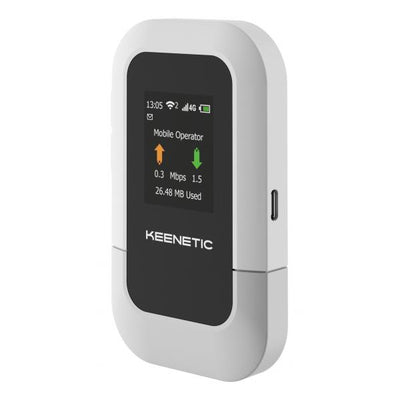KEENETIC ROUTER ROAMER 4G MOBILE HOTSPOT WITH WI-FI 6 [KN-5110-01-EU]