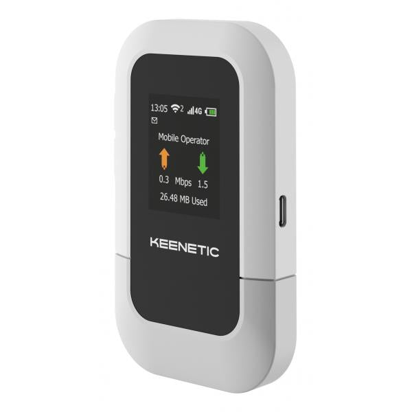 KEENETIC ROUTER ROAMER 4G MOBILE HOTSPOT WITH WI-FI 6 [KN-5110-01-EU]