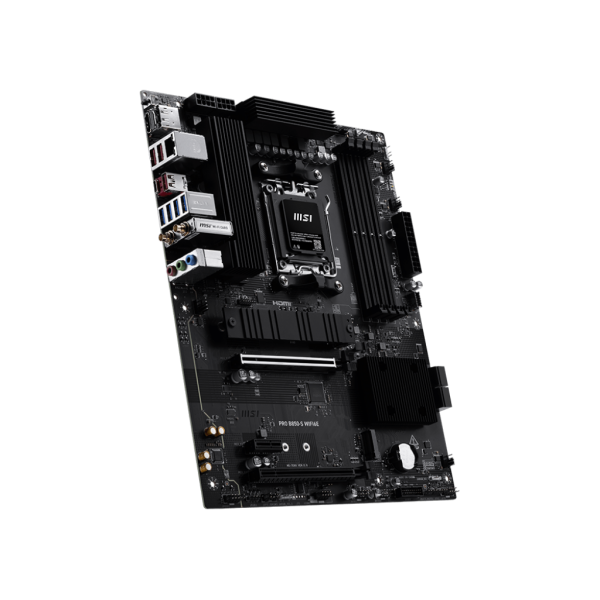 MSI MB PRO B850-S WIFI6E,AM5,4DDR5,2PCI-Ex16,1PCI-Ex1,2M.2,4SATA3,5USB 10G,6USB 5G,4USB2,HD AUDI [PRO B850-S WIFI6E]