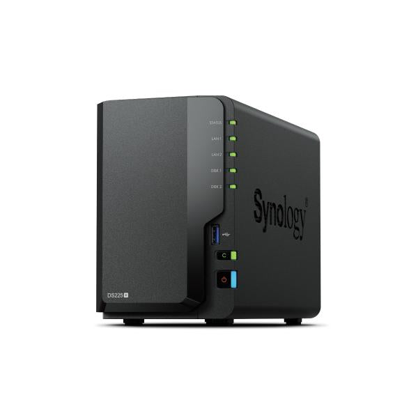Synology DiskStation DS225+ 2 Bay NAS Desktop Intel Celeron J4125 2 GB DDR4 Synology DSM Nero [DS225+]