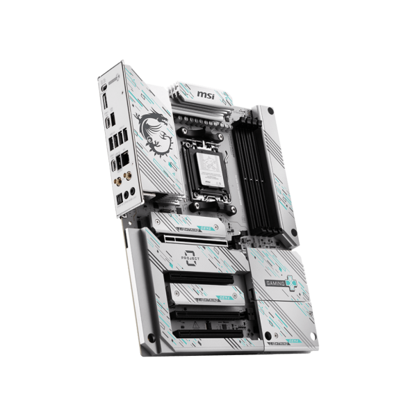 MSI MB B850 GAMING PLUS WIFI PZ,B850,AM5,4DDR5,4PCI-Ex16,3M.2,4SATA3,3USB10G,6USB5G,8USB2 [B850 GAM PLUS W PZ]