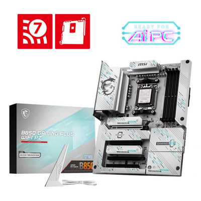 MSI MB B850 GAMING PLUS WIFI PZ,B850,AM5,4DDR5,4PCI-Ex16,3M.2,4SATA3,3USB10G,6USB5G,8USB2 [B850 GAM PLUS W PZ]