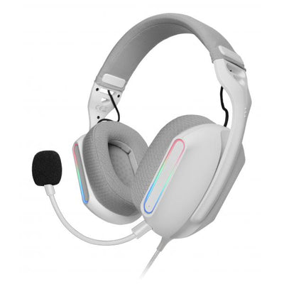 MARSGAMING GAMING CUFFIA+MIC MHPRO WHITE RGB PC MAC CONSOLES SAMRTHPONE TAB [MHPROW]