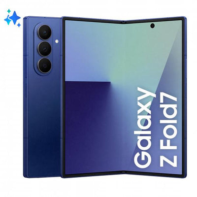 Samsung Galaxy Z Fold7 Smartphone AI, RAM 12GB, 512GB, Display 6,5"/8", Camera 200MP, Batteria a lunga durata, Blue Shadow [SM-F966BDBCEUE]