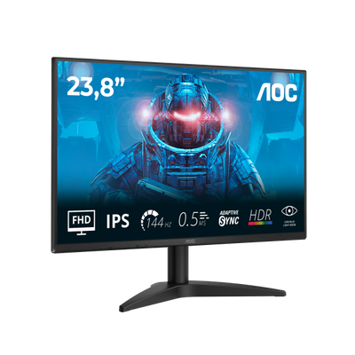 AOC MONITOR 23,8 LED IPS FHD 16:9 4MS 144hz 250 CDM, DP/HDMI [24B36X]