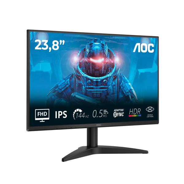 AOC MONITOR 23,8 LED IPS FHD 16:9 4MS 144hz 250 CDM, DP/HDMI [24B36X]
