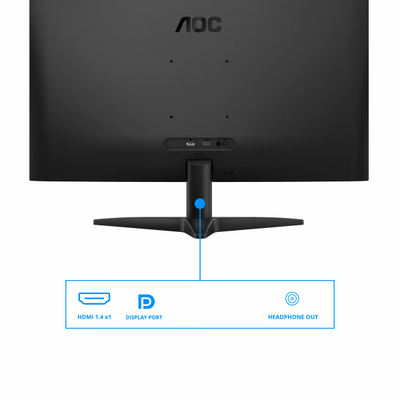 AOC MONITOR 27 LED IPS FHD 16:9 0,5 MS 144hz 300 CDM, DP/HDMI [27B36X]