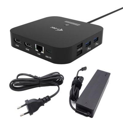 i-tec USB-C Dual HDMI Docking Station with Power Delivery 100 W + Universal Charger 100W [C31DUALHDMIDPD100]