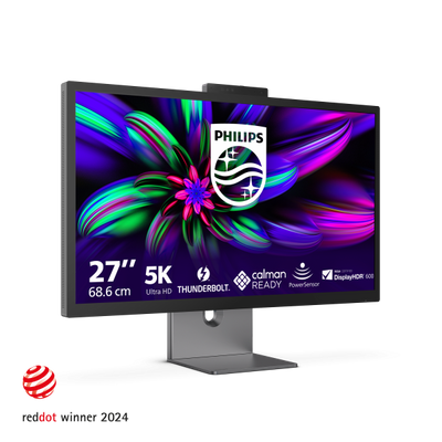 PHILIPS MONITOR 27 LED IPS 5K UHD 16:9 4MS 500 CDM, PIVOT, USB-C HUB, HDMI, MULTIMEDIALE [27E3U7903]