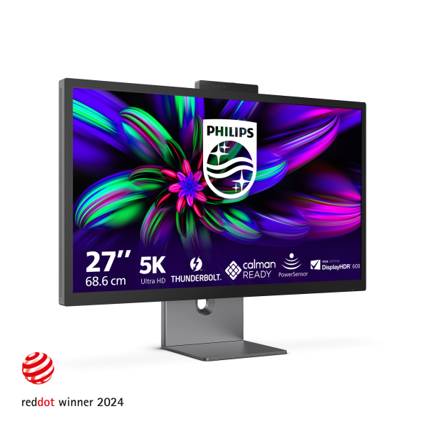 PHILIPS MONITOR 27 LED IPS 5K UHD 16:9 4MS 500 CDM, PIVOT, USB-C HUB, HDMI, MULTIMEDIALE [27E3U7903]