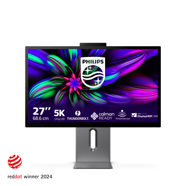 PHILIPS MONITOR 27 LED IPS 5K UHD 16:9 4MS 500 CDM, PIVOT, USB-C HUB, HDMI, MULTIMEDIALE [27E3U7903]