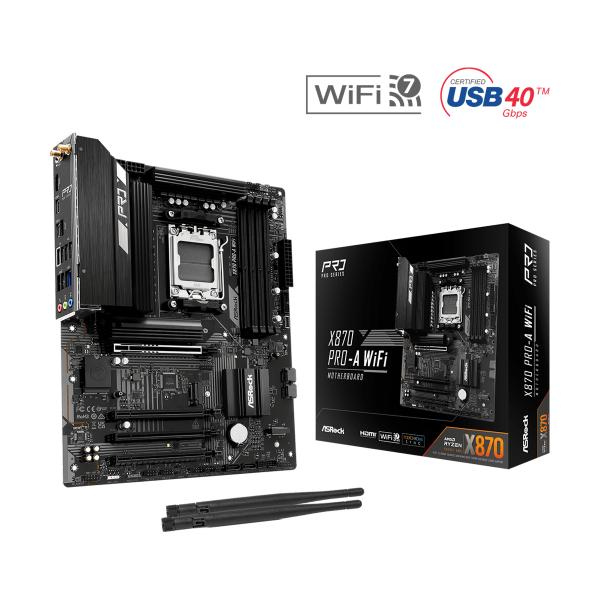 ASROCK MB AMD AM5 X870/4DDRS/WIFI [X870 PRO-A WIFI]