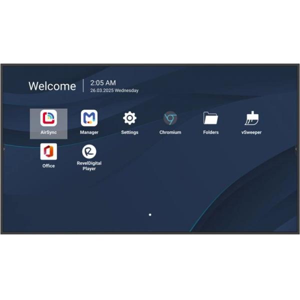 Viewsonic ViewBoard LED large format display 55 inch 3840x2160 - 500 nits - Android 14 - 24/7 - USB-C [CDE5514-2C]